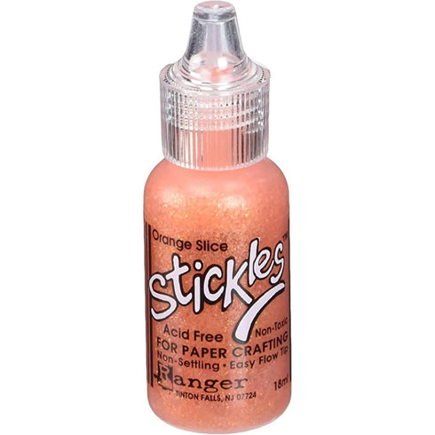 Ranger Stickles Glitter Glue .5oz, Orange Slice...
