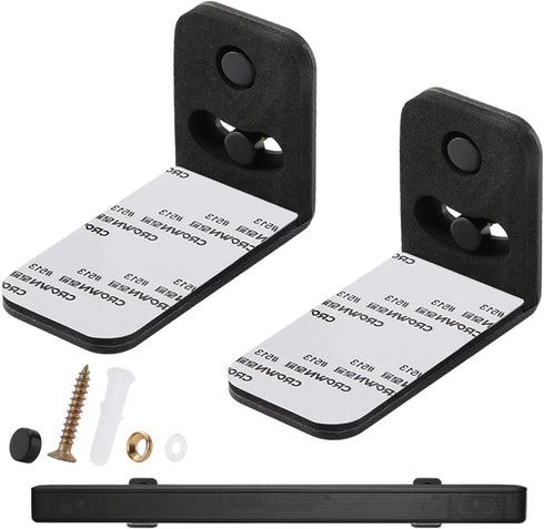 Universal Sound Bar Mount Brackets Wall Mount Shelf for Samsung, Sony, LG, JBL, Polk Audio, Vizio, Roku, Bose, Onn Soundbar Mount Mounting Bracket...
