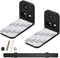 Universal Sound Bar Mount Brackets Wall Mount Shelf for Samsung, Sony, LG, JBL, Polk Audio, Vizio, Roku, Bose, Onn Soundbar Mount Mounting Bracket...
