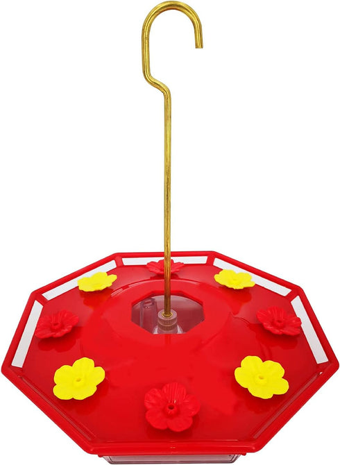 24 PCS Hummingbird Feeder Parts Hummingbird Feeders Replacement Flowers for Outdoors Bird Feeding Ports Replacement Parts of Window Hanging Bird F...