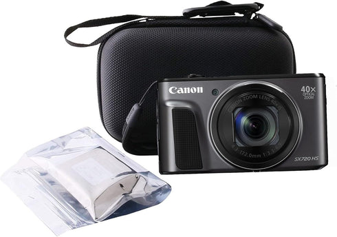 WERJIA Hard Carrying Case Compatible with Canon PowerShot SX720 SX620 SX730 SX740 G7X Digital Camera (Storage case, Black)...