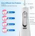 Portable 310ml Dental Floss Picks for Teeth Cleaning,IPX7 Waterproof 4 Modes Irrigate for Oral Care,USB Rechargeable Oral Irrigator for Home and T...