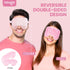 NEWGO Cold Eye Mask Cooling Eye Mask for Dry Eyes, Gel Eye Mask Eye Ice Pack Reusable Cold Eye Compress for Dark Circles, Migraines, Eye Surgery, ...