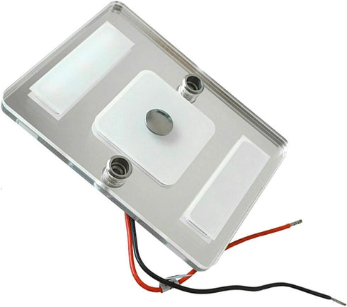 Marvix RV LED Ceiling Light 12V 24V Spotlight - Dimmable Day/Night, Blue/White Touch Switch Controlled Ceiling Spotlight - 3.93 x 2.95 inch Super ...