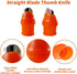 12 Pcs Gardening Silicone Thumb Knife Harvesting Tool, Separator Finger Plant Fruit Picking Knife Garden Tool (L)...