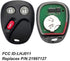 Key Fob for Chevy Silverado Equinox Suburban 2003-2006 | Mushan Key Fob LHJ011 | Replacement Key for Chevy&for Cadillac | 3-Button Key Fob | Easy ...