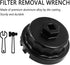 Oil Filter Wrench, 64mm, Heavy Duty, Compatible with Toyota, Camry, Tundra, Lexus, Sienna, RAV4, Highlander, Silver...