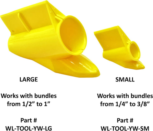 Yellow Loom Tool - Cable Insertion for Small Bundles from 1/4" to 3/8"...