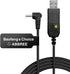 BaoFeng 2.5mm USB Charger Cable with Indicator Light UV-5R AR-152 UV-82 3800mAh Battery UV-S9/9S Two Way Radio (1)...