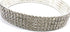 Women Rhinestone Stretch Ankle Bracelet Silver Sparking Tennis Bracelet Crystal Anklet Foot Chain Jewelry (5 Row - 2pcs)...