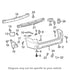 Rexka 30pcs Bumper Cover Rocker Molding Splash Shield Screw for Toyota 90159-60525 Avalon Camry Highlander Sienna Venza...