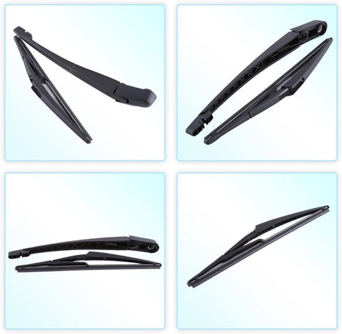 Acouto Rear Windshield Wiper Arm Blade Set Replacement for Dodge Caravan for Chrysler Town & Country 08-09 68078306AA 55077097AC Car Rear Windshie...