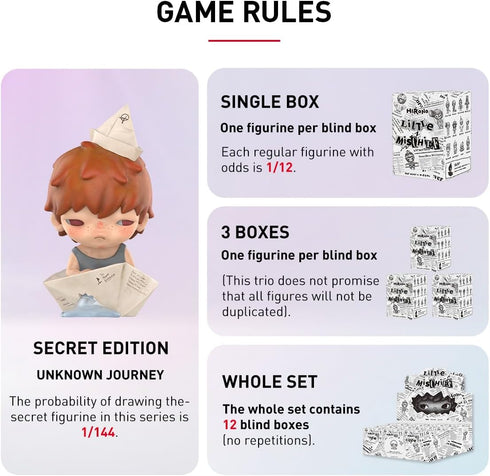 POP MART HIRONO Little Mischief Series, Hirono Blind Box Figures, Random Design Action Figures Collectible Toys Home Decorations, Holiday Birthday...