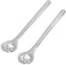 Fox Run Cat and Dog Paw Print Baking Spoons For Cookie Decoration, Set of 2, Stainless Steel...