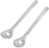 Fox Run Cat and Dog Paw Print Baking Spoons For Cookie Decoration, Set of 2, Stainless Steel...