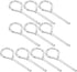 HEMOTON 10pcs Lock Pin Iron Pull Pins for Enhanced Safety Reliable Replacement for Fire Equipment Essential Accessory for Vehicle Protection...