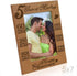 KATE POSH - 5 Years of Marriage Photo Frame - Happy 5th Anniversary Wood - Engraved Natural Solid Wood Picture Frame (5x7-Vertical)...