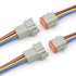 Deutsch DT 8 Pin Connector, 8 Way DT Automotive Waterproof Electrical Connector Male Female Plug Wiring Harness with 16AWG Cable Wire,for Car,Truc...