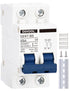 DIHOOL Miniature Circuit Breaker DIN Rail Mount 25 Amp 2 Pole AC 110V Low Voltage disconnect switch...