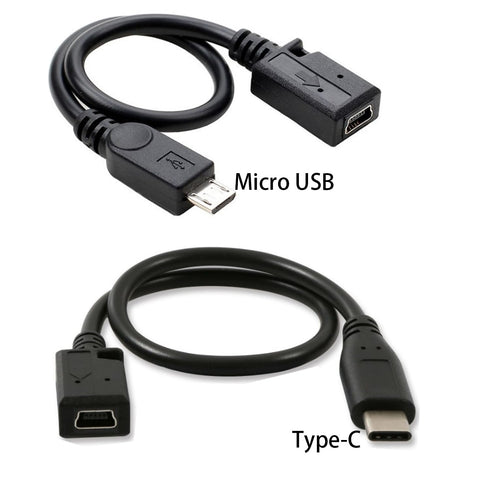 Dash Cam Hardwire Kit 12-24V to 5V / 3A, Micro USB & Mini USB Hard Wire Kit Fuse for Dashcam, Dash Camera Charger Power Cord, ? 13ft...