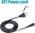 8ft Power Cord Replacement for Samsung UN40 UN43 UN48 UN49 UN50 UN55 UN60 UN65 UN70 UN75 UN78 Series 3903-000599 3903-000853 3903-001117 2 Prong P...