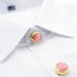 button covers for mens shirts button cover cufflinks cat eye button cover Ladies button covers (Golden-pink diameter 1.75cm)...