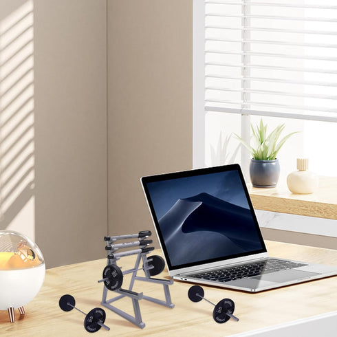 Squat Rack Pen Holder Fun Desk Accessories for Office Funny Pen Holder for Men Desk Mini Pen Organizer Unique for All Fitness Enthusiasts and Weig...
