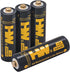 HW 4 Pack Rechargeable Lithium Batteries AA, 1.5V 3500 mWh 2.5H Fast Charge Long-Lasting Power 1000+ Cycles Reuseable Double A Battery...