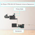 for iPhone 11 PRO MAX WiFi Bluetooth Antenna Flex Cable Replacement 11PROMAX WLAN Bluetooth Antenna Connector with Repair Fix Tool A2161 A2220 A22...