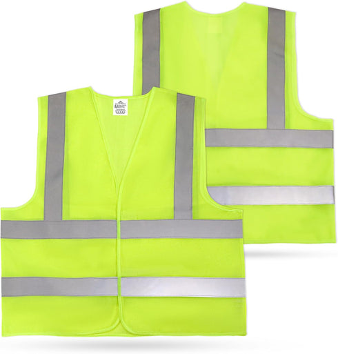 Safety Vest Meets ANSI Class 2 Standards - Reflective Vest for Men Women, Mesh High Visibility Vest with Hi Vis Strips for Construction Work, Surv...