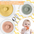 BOBXIN Stacking & Nesting Rings Toy, Soft Circle Stacker, 6 pcs Building Stacker,Teethers for Baby, Squeeze Play with letter, Animal and Graphic, ...