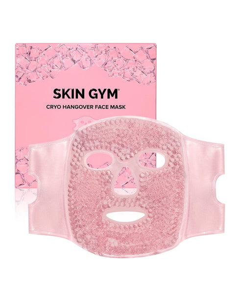 SKIN GYM Cryo Chill Ice Face Mask with Ice Beads - Ice Mask For Face with Custom Straps for Advanced Cold Therapy, Face Ice Pack for Dark Circles ...