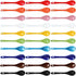 3 sets of each 10 Color Porcelain Egg Spoons Ceramic Spoons 5 inch Coffee Dessert Yogurt Tea Milky Tea...