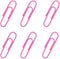 300 Pack Small 33mm Paper Clips - 1.3 Paper Clip Office Supply Accessories - Cute Paper Needle - Vinly Coated Color Bookmark(Pink)...