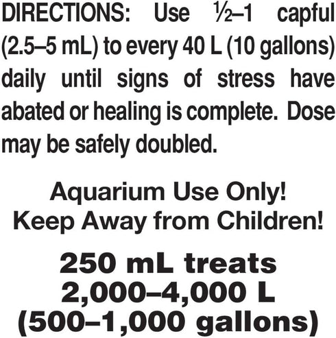Seachem StressGuard Slime Coat Protection - Stress and Toxic Ammonia Reducer 250 ml...