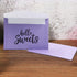 60 Pack V-Flap Envelopes, Colorful Envelopes for Postcards, Greeting Cards, Checks, Letters, Windowless Design, Birthday,4.9x6.9 Inch (purple)...