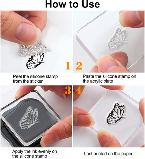 Door Fence Landscape Clear Stamps Large Size Flower Bird Cage Silicone Stamp Garden Blooming Scenery Stamps for Card Making DIY Scrapbooking Photo...