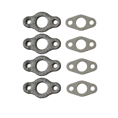 HURI 4set Intake Exhaust Gasket for Motorized Bicycle Bike 49cc 60cc 66cc 80cc 2 Stroke Engine...
