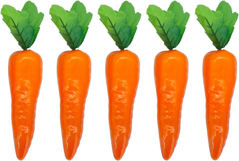 Lorigun 5 Pcs Simulation Carrots Artificial Vegetables Home&Kitchen Decorations...