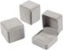 Juvale 6-Pack Velvet Ring Boxes Bulk - Grey, 2.5 x 1.7 x 2 in - Individual Ring Holder for Jewelry Gift, Wedding & Engagement - Soft Interior Lini...