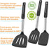 Spatula Set Silicone Spatula Heat Resistant Spatulas for Nonstick Cookware Rubber Spatula Turner Fish Wok Spatula, Large Nonstick Silicone Egg Spa...