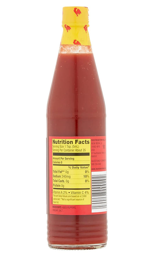 Louisiana Brand Red Rooster Hot Sauce, Made from Aged Peppers & Distilled Vinegar (6 Fl Oz (Pack of 6))...