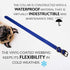 Regal Dog Products Medium Blue Waterproof Dog Collar with Heavy Duty Black Hardware Buckle & D Ring | Vinyl Coated, Adjustable Biothane Dog Collar...