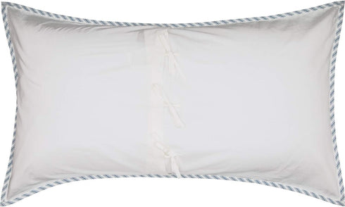 VHC Brands Sawyer Mill Blue Bedding Accessory, King Sham 21x37...