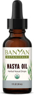 Banyan Botanicals Nasya Oil – Organic Herbal Nasal Drops for Clear Breathing – Ayurvedic Nasal Cleaner and Nose Moisturizer* – One Fluid Ounce – C...
