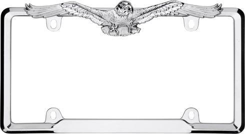 Cruiser Accessories 22330 Eagle License Plate Frame, Chrome,1 Frame...