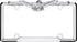 Cruiser Accessories 22330 Eagle License Plate Frame, Chrome,1 Frame...