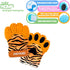® Teething Mitten | Orange Tiger Teething Paw...