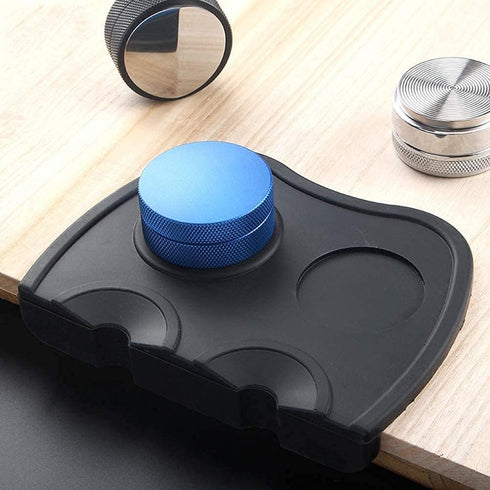 HOMEE Silicone Espresso Tamping Mat, Anti-Slip Espresso Tamp Mat for Barista Tool Home Kitchen Office Bar Shop Worktop, 6.1 Inch x 8.3 Inch, Chris...