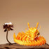 3D Printed Dragon - Articulated and Posable Toy for Car Decoration - Strikingly Realistic Dragon crystal Figure gifts (Gold)...
